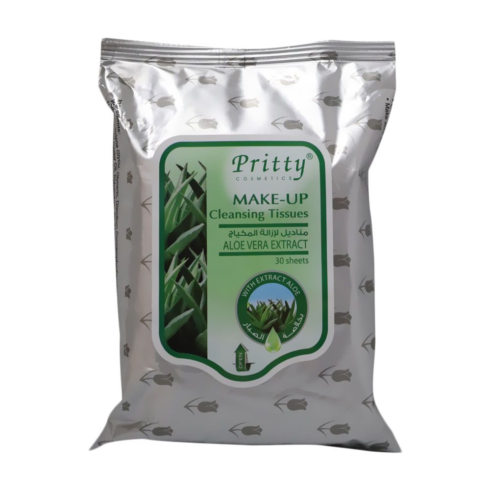 Pritty Make Up Cleansing Tissues Aloe 30's