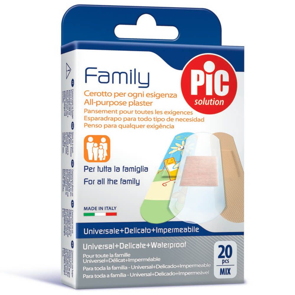 Pic Family All-Purpose Plasters Assorted 20's