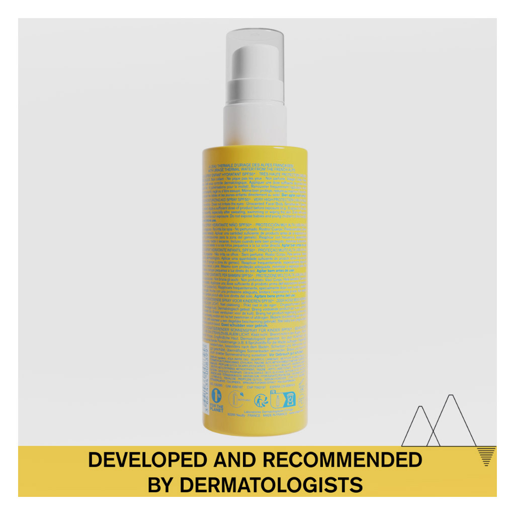 Uriage Bariesun SPF 50+ Sunscreen & Moisturizing Kids Spray For Sensitive Skin 200ml