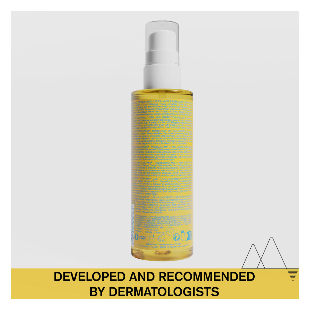 Uriage Bariesun Water-Resistant SPF50+ Sunscreen Dry Oil For Sensitive Skin 200ml