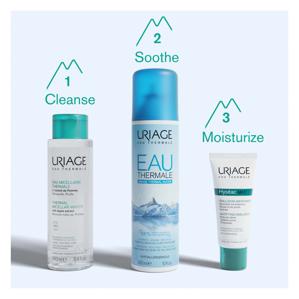 Uriage Thermal Micellar Water With Apple Extract For Combination To Oily Skin 250ml