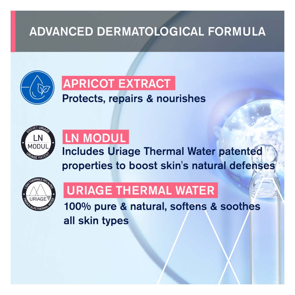 Uriage Thermal Micellar Water With Apricot Extract For Sensitive Skin 500ml 