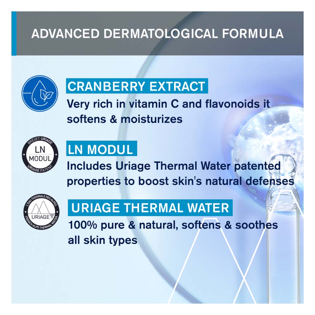 Uriage Thermal Micellar Water With Cranberry Extract For Normal To Dry Skin 250ml