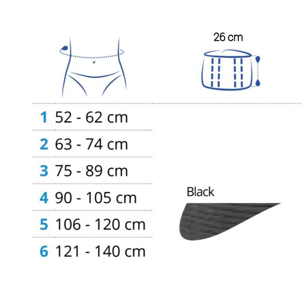 Thuasne Lombacross Activity S3 H26 Black 083503203