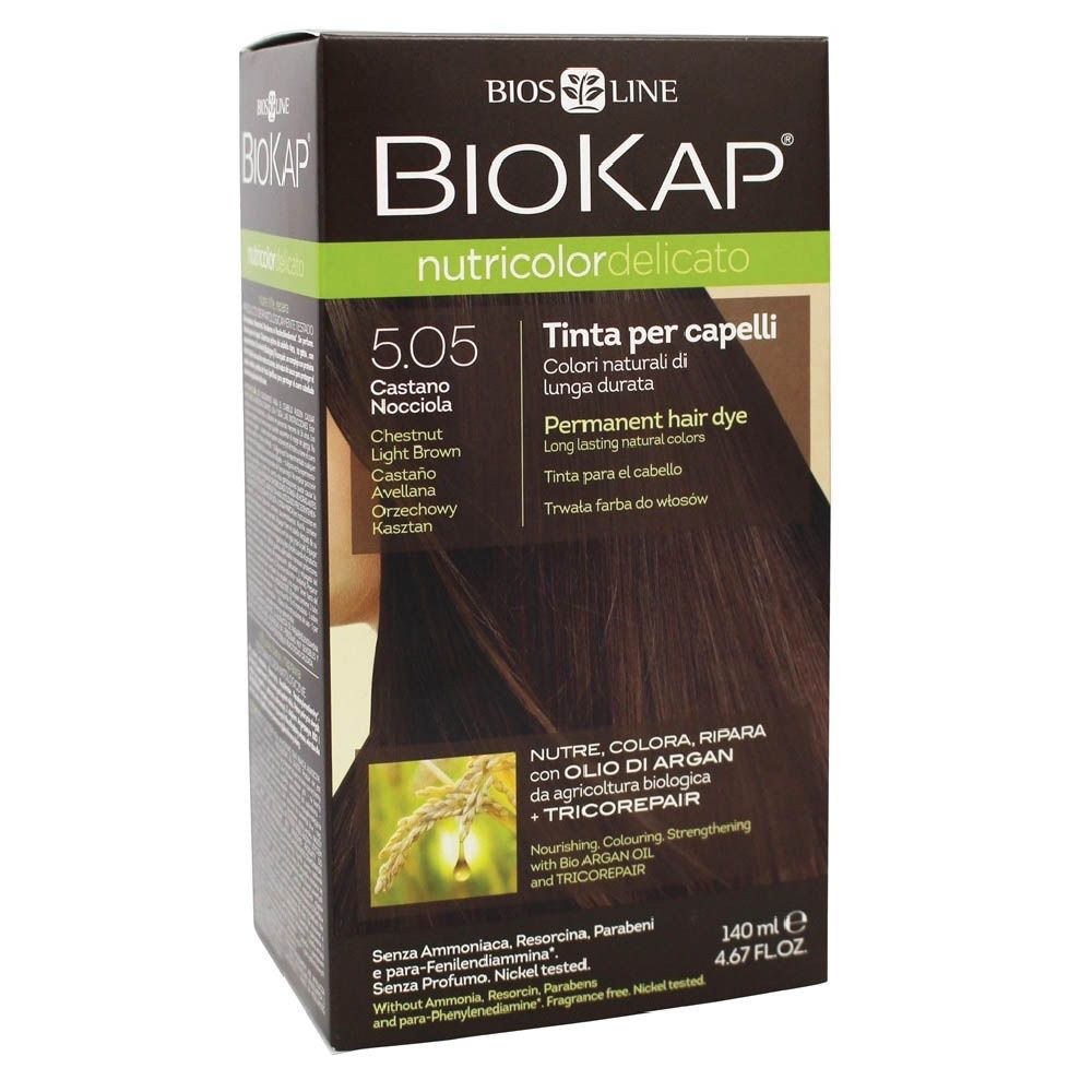 Biokap Nutricolor Delicato 5.05 Chestnut Light Brown 140 mL
