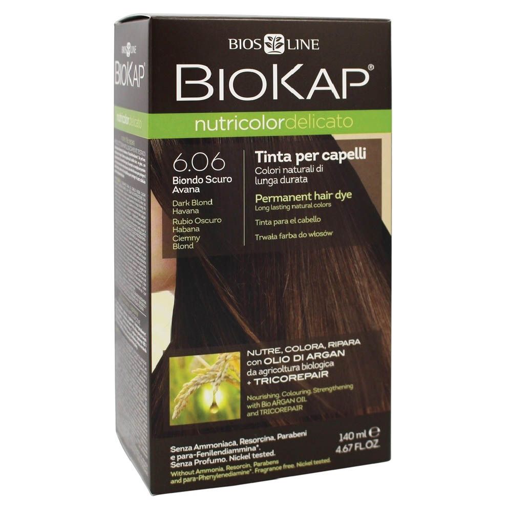 Biokap Nutricolor Delicato 6.06 Dark Blond Havana 140 mL
