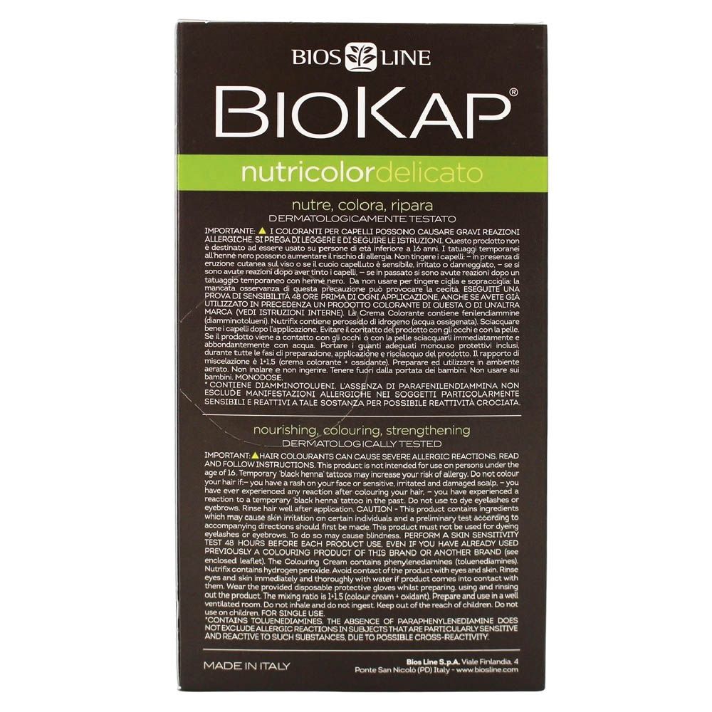 Biokap Nutricolor Delicato 7.33 Golden Blond Wheat 140 mL