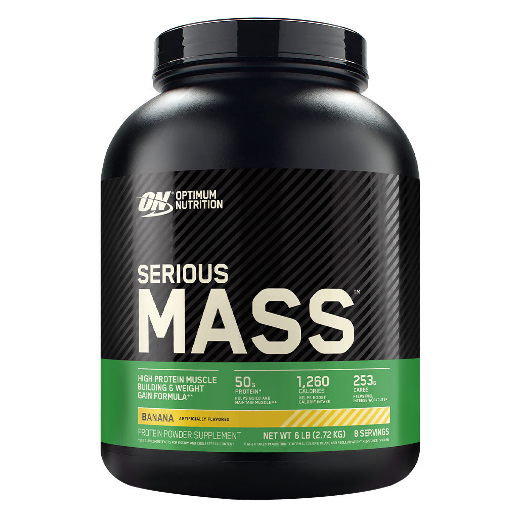 Optimum Nutrition Serious Mass Powder Banana 6lb