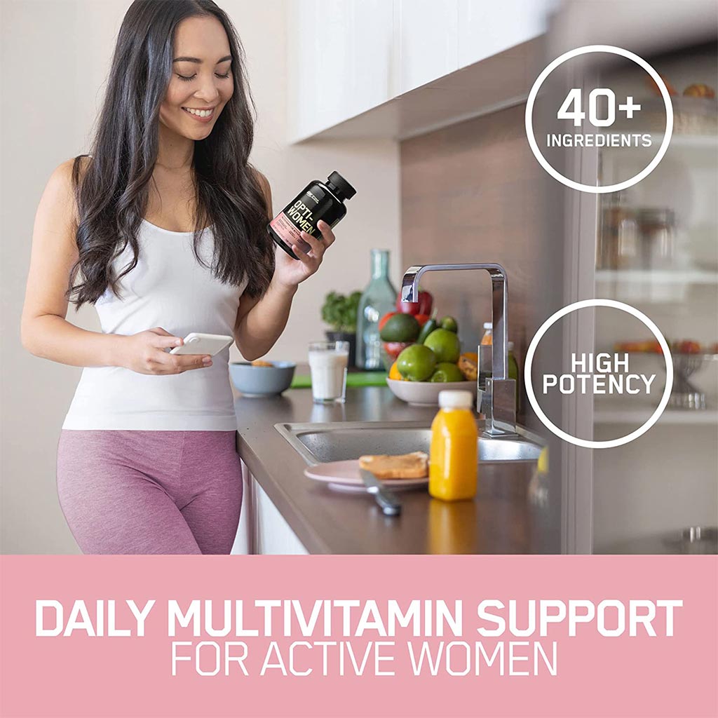 Optimum Nutrition Opti-Women Multivitamin Supplement For Active Women, Pack of 120's