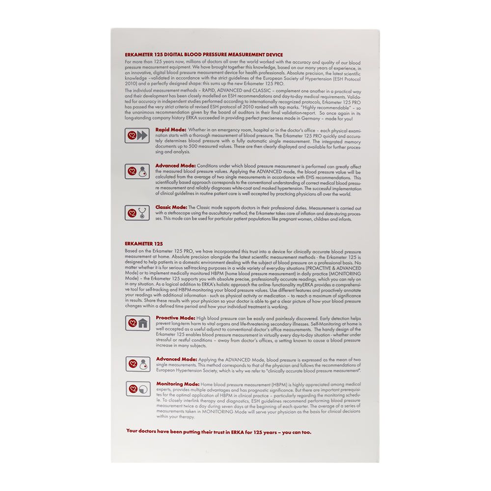 Erka Erkameter 125 Blood Pressure Monitor