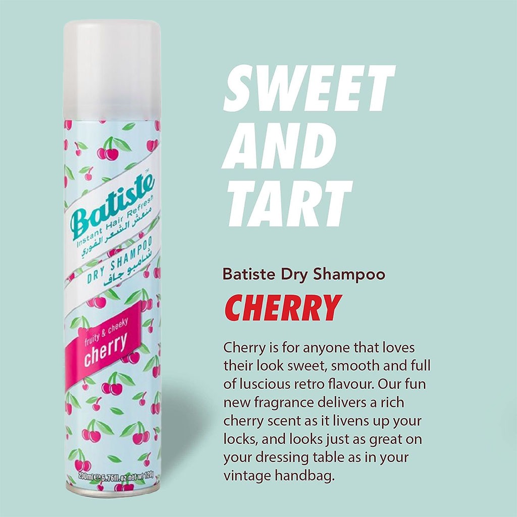 Batiste Dry Shampoo Cherry 200 mL
