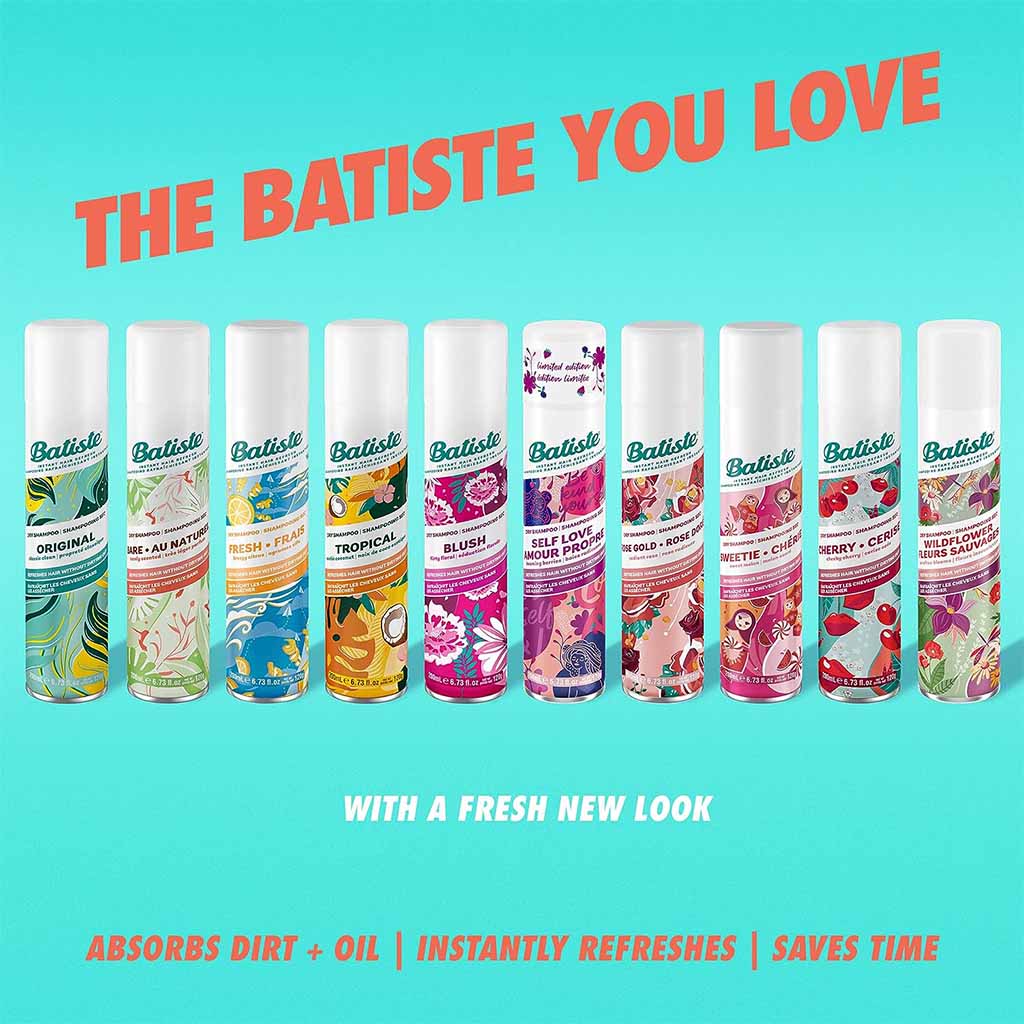 Batiste Dry Shampoo Cherry 200 mL
