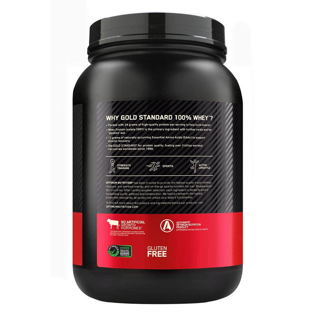 Optimum Nutrition Gold Standard 100% Whey Protein Powder Double Rich Chocolate 2lb