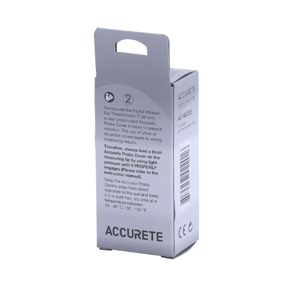 Accurete Ear Thermometer Probe Covers 40's