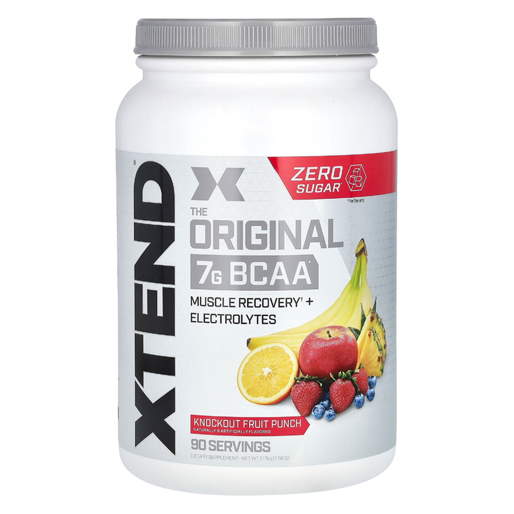 Scivation Xtend Original BCAA Performance Supplement - Knockout Fruit Punch, 90 Servings