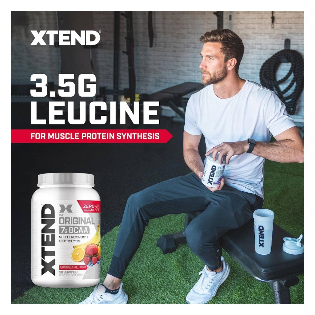 Scivation Xtend Original BCAA Performance Supplement - Knockout Fruit Punch, 90 Servings