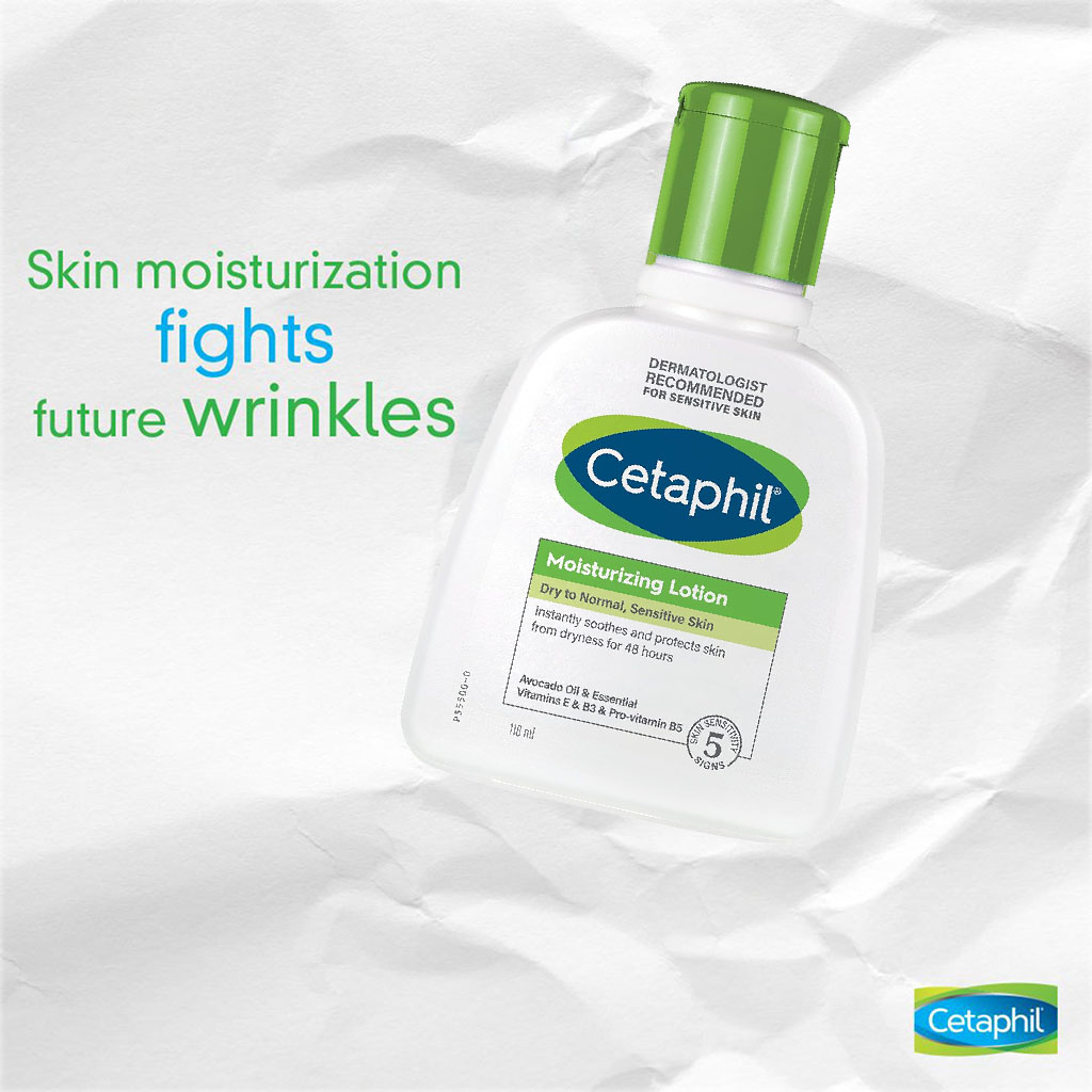 Cetaphil Moisturizing Lotion, Face & Body Moisturizer For Men & Women With Dry to Normal and Sensitive Skin, Unscented, 118ml