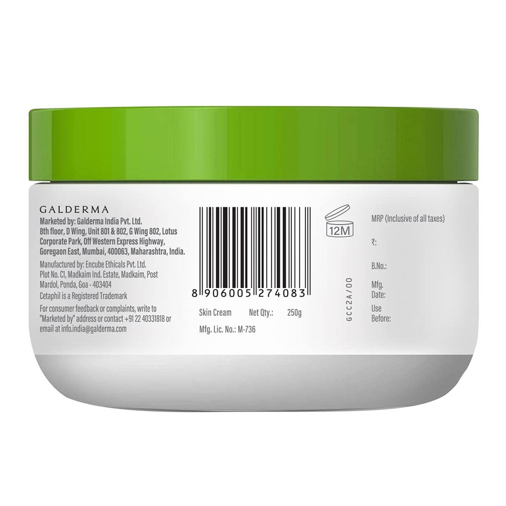 Cetaphil Moisturizing Cream For Men & Women With Dry to Normal & Sensitive Skin, Unscented, 250g