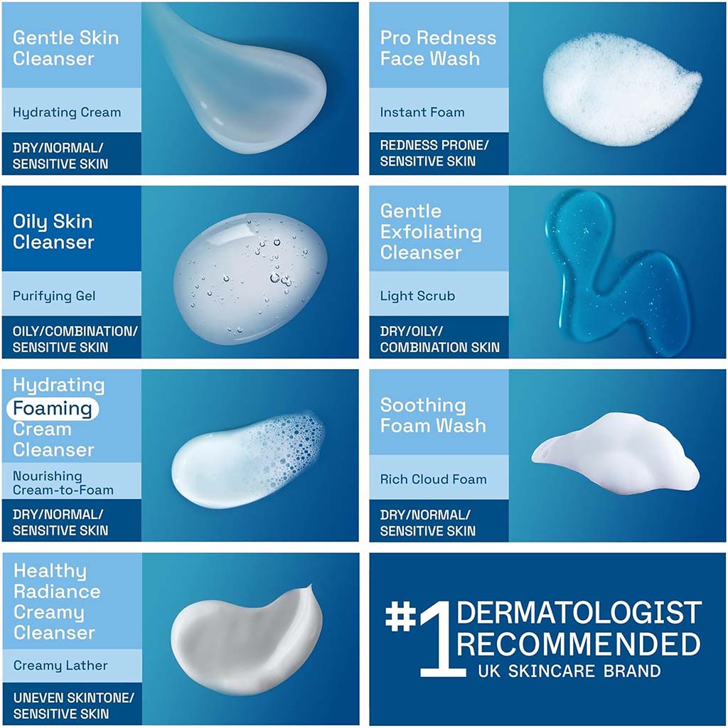 Cetaphil Gentle Skin Cleanser For Normal to Dry, Sensitive Skin 236ml