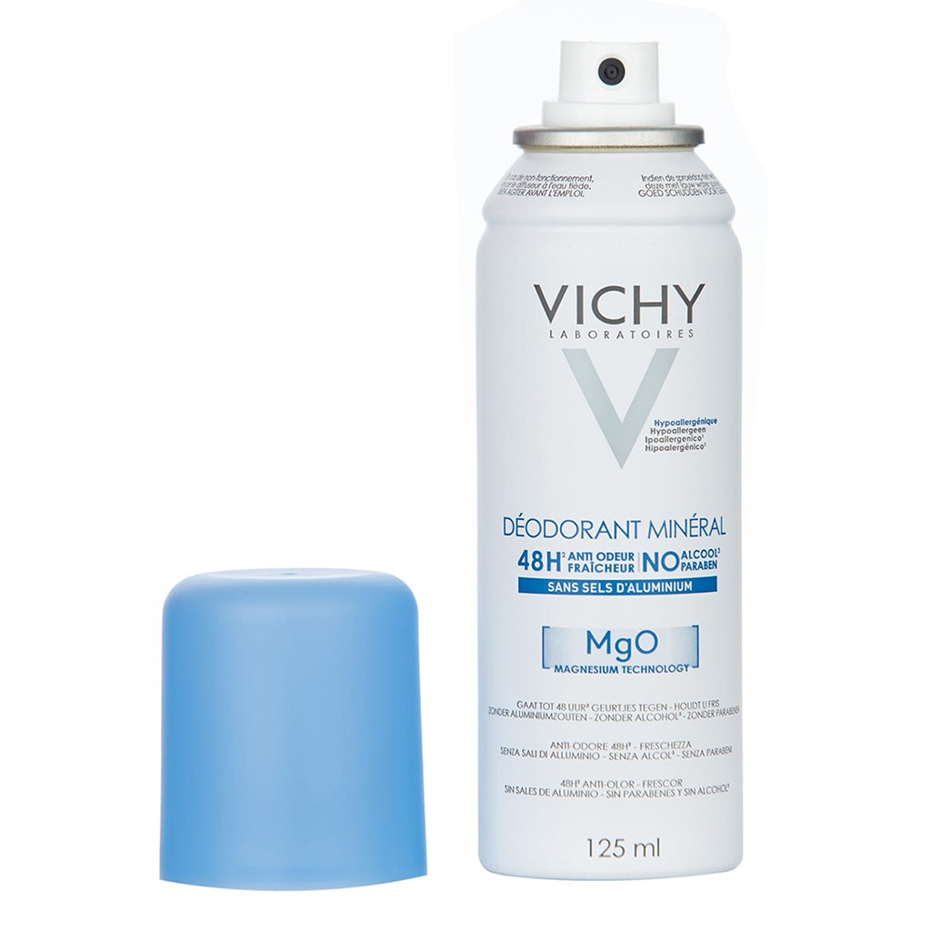 Vichy 48 Hour Aluminum Free Mineral Deodorant Spray 125ml