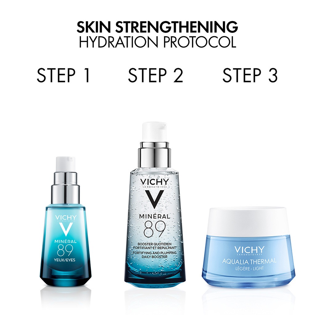 Vichy Mineral 89 Fortifying & Plumping Daily Serum For All Skin Types With Hyaluronic Acid 50ml