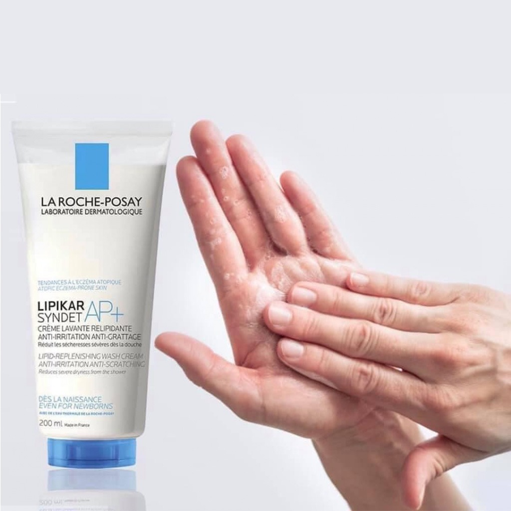 La Roche-Posay Lipikar Syndet AP+ Body Wash For Extremely Dry Atopic Eczema-Prone Skin 200ml