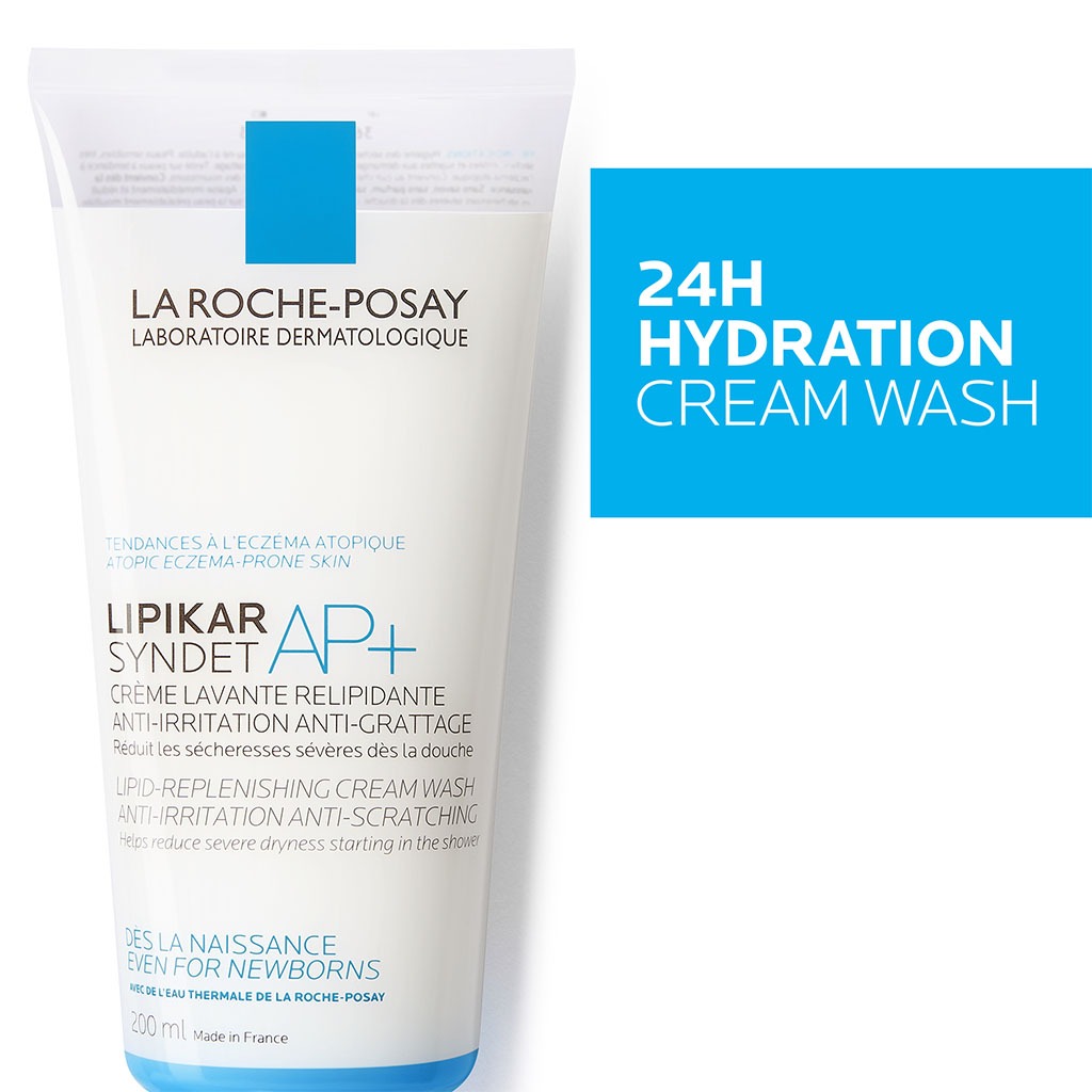 La Roche-Posay Lipikar Syndet AP+ Body Wash For Extremely Dry Atopic Eczema-Prone Skin 200ml