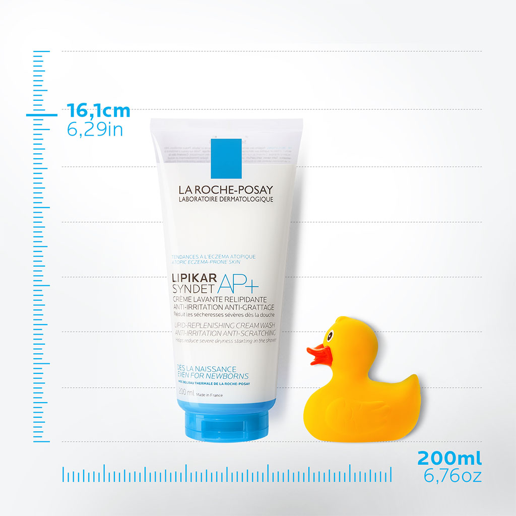La Roche-Posay Lipikar Syndet AP+ Body Wash For Extremely Dry Atopic Eczema-Prone Skin 200ml