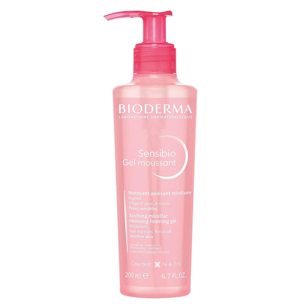 Bioderma Sensibio Soothing Micellar Cleansing Foaming Gel For Sensitive Skin 200 mL
