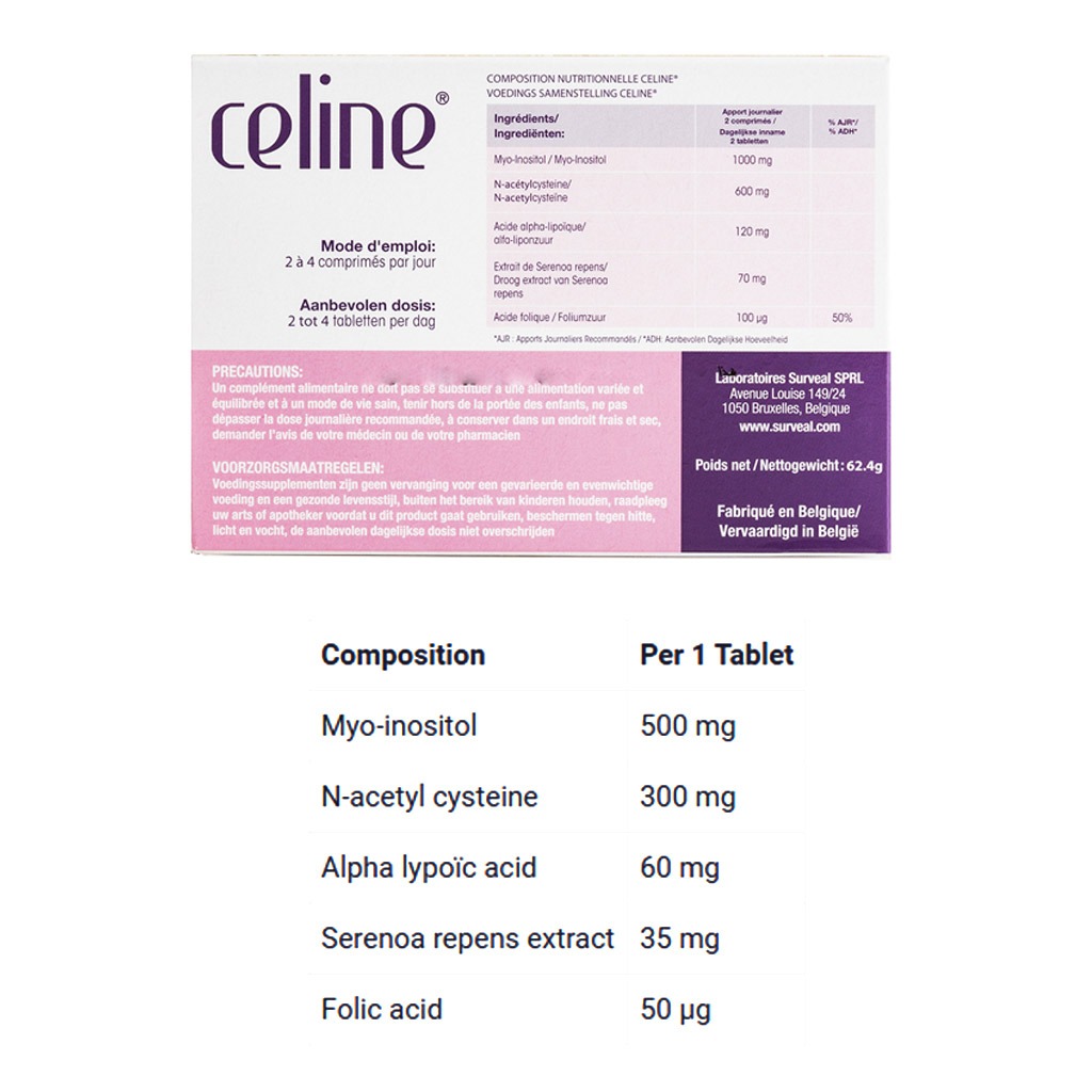 Celine Tablets 60's