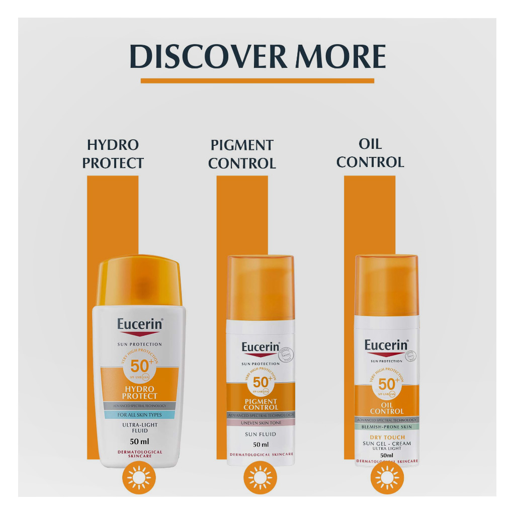 Eucerin Sun Sensitive Protect SPF50+ Sunscreen Cream For Sensitive Skin 50ml 1+1 PROMO 