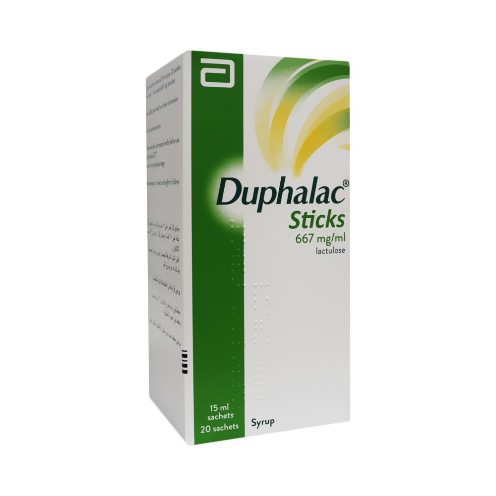 Duphalac Oral Liquid Sticks For Constipation 15ml, Pack of 20 Sachets