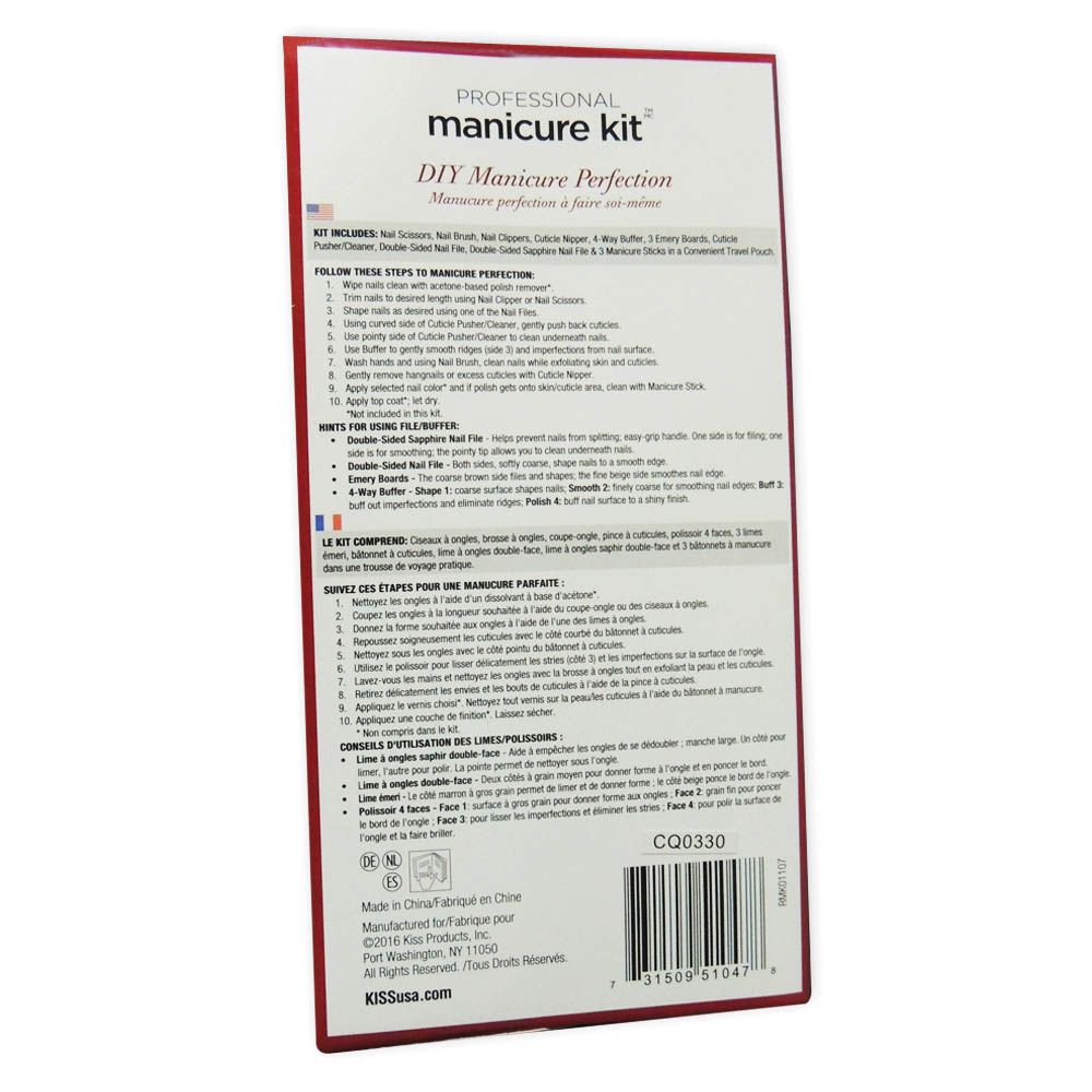 Kiss Professional Manicure Kit RMK01