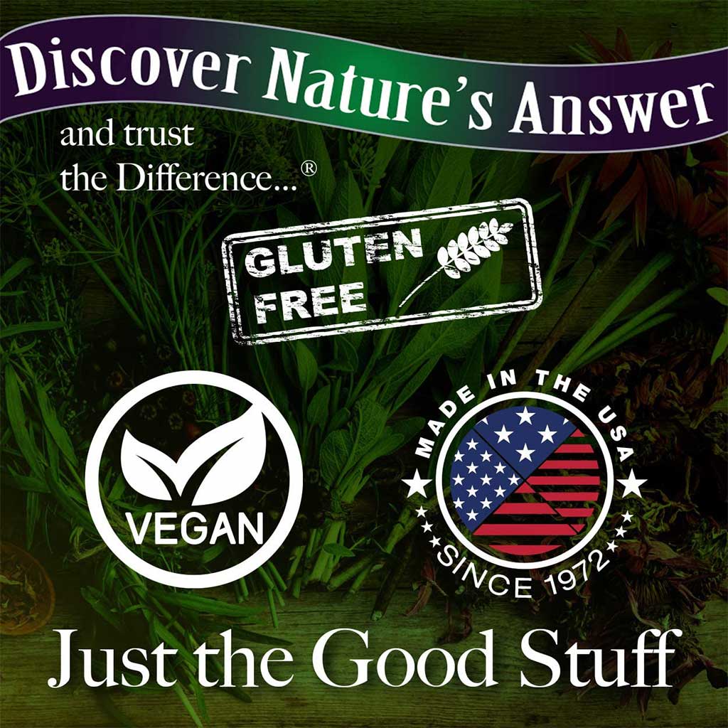 Nature's Answer Licorice Root 450mg Vegan Capsules For Digestive Health, Pack of 90's