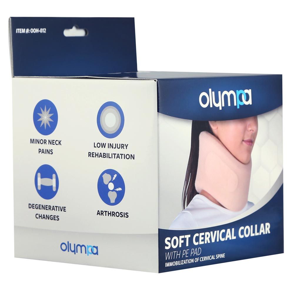 Olympa Soft Cervical Collar with PE Pad Beige Small OOH-012