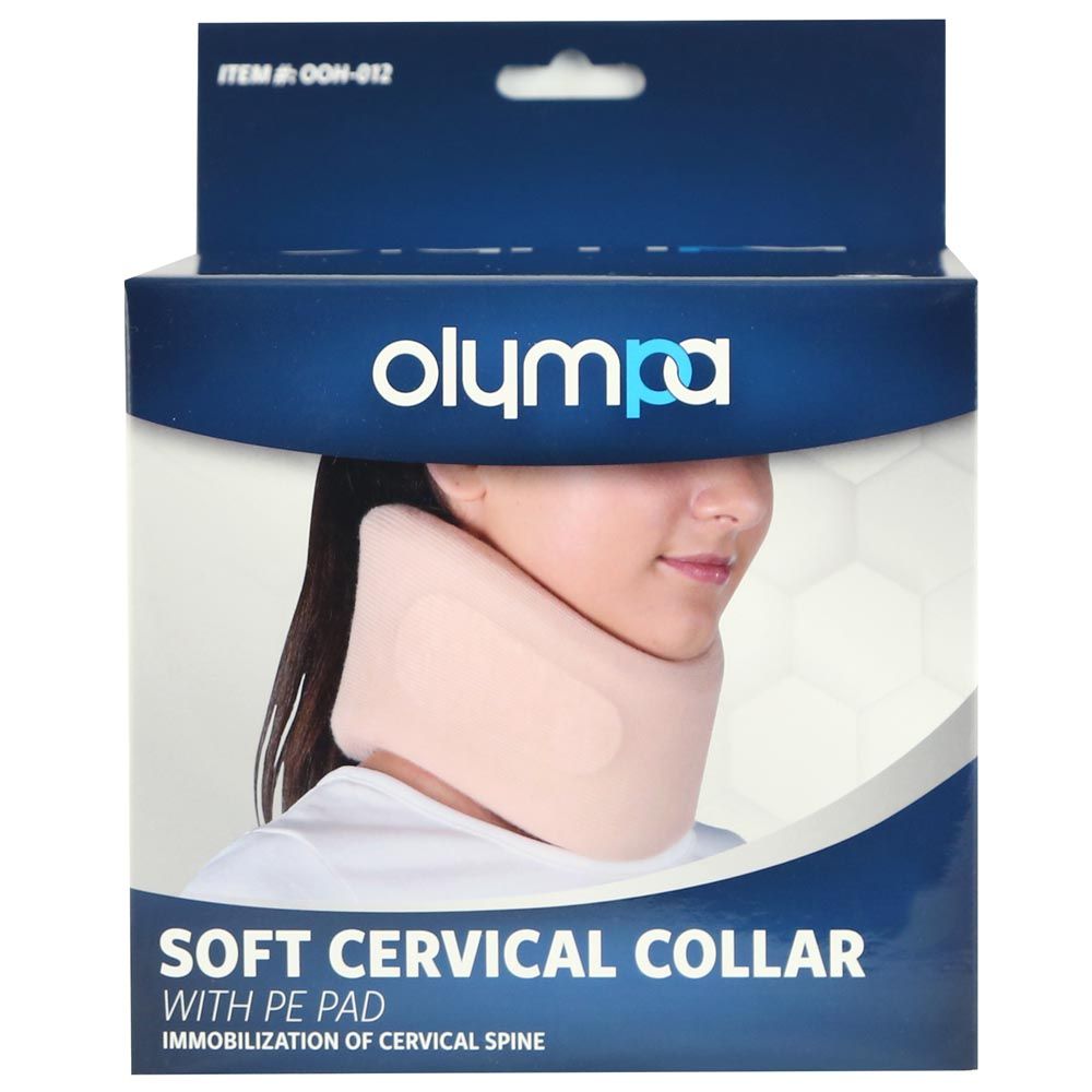 Olympa Soft Cervical Collar with PE Pad Beige Large OOH-012