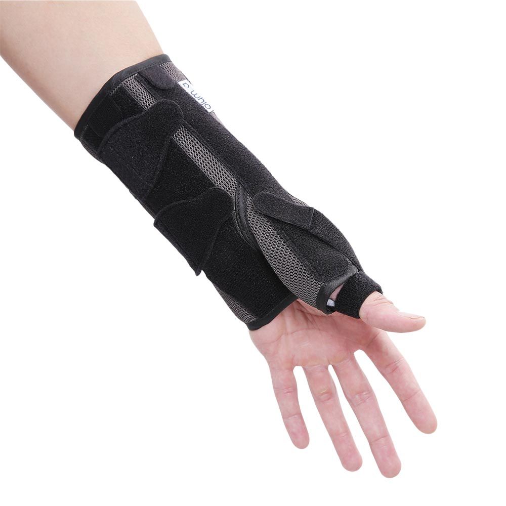 Olympa Wrist & Thumb Brace with Stay Left Grey-Black Extra Extra Large OEH-41