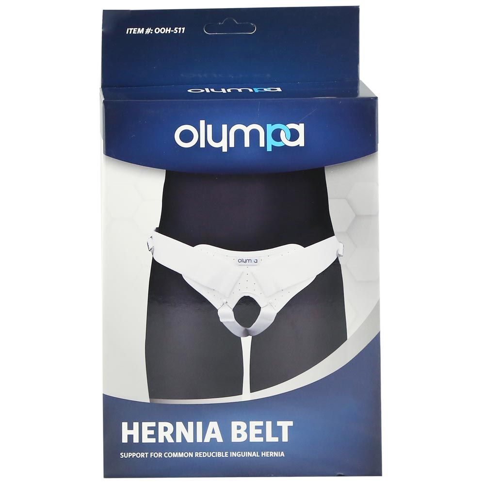 Olympa Hernia Belt White Small OOH-511