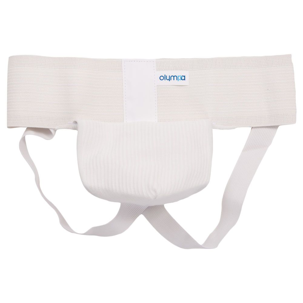 Olympa Athletic Suspensory with Soft Pouch White Small OOH-512