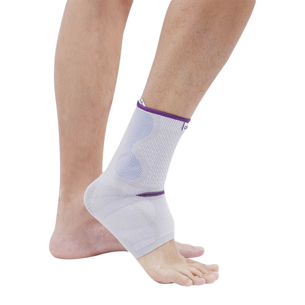 Olympa Snug Ankle Support with Gel Pad Cool Grey Small OFS-911