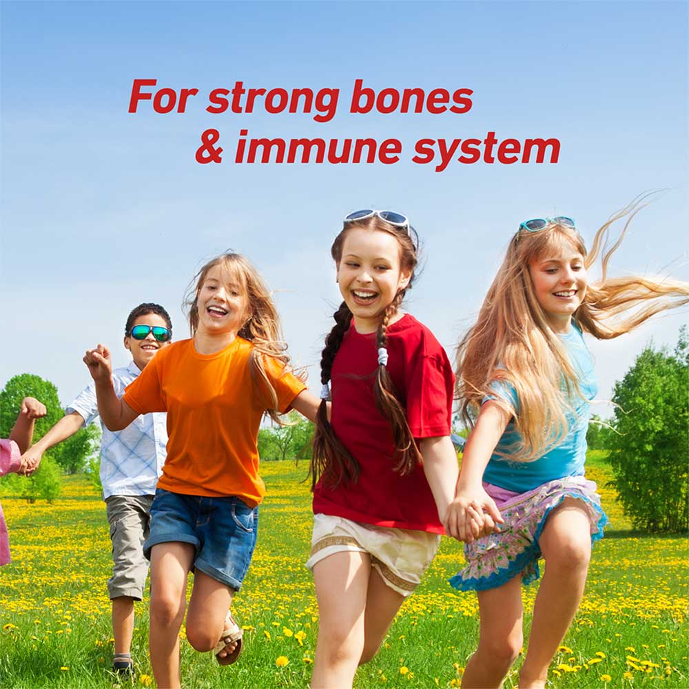 Activise Kids Multivitamin + Calcium Effervescent Tablets, Strawberry Flavor, Pack of 20's