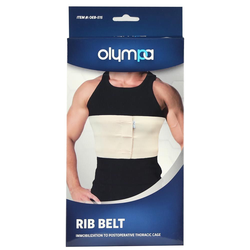 Olympa Rib Belt Beige Medium OEB-515