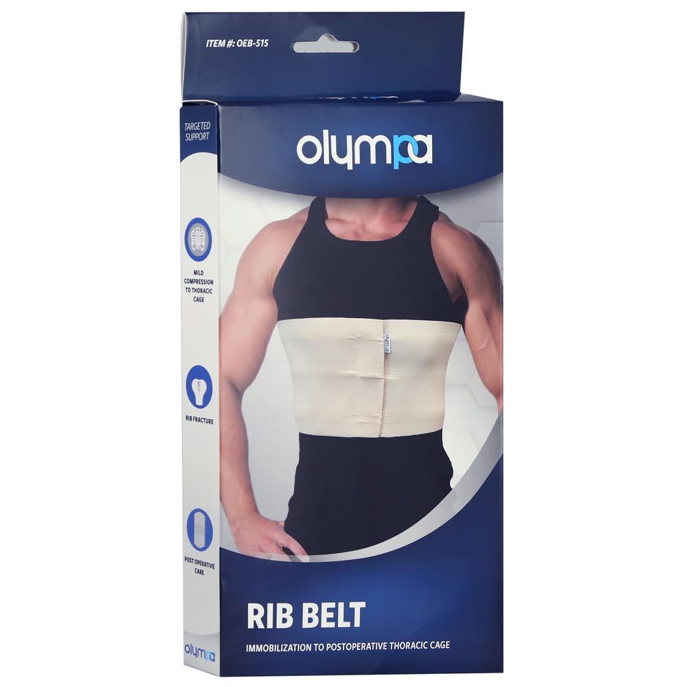 Olympa Rib Belt Beige Extra Extra Large OEB-515