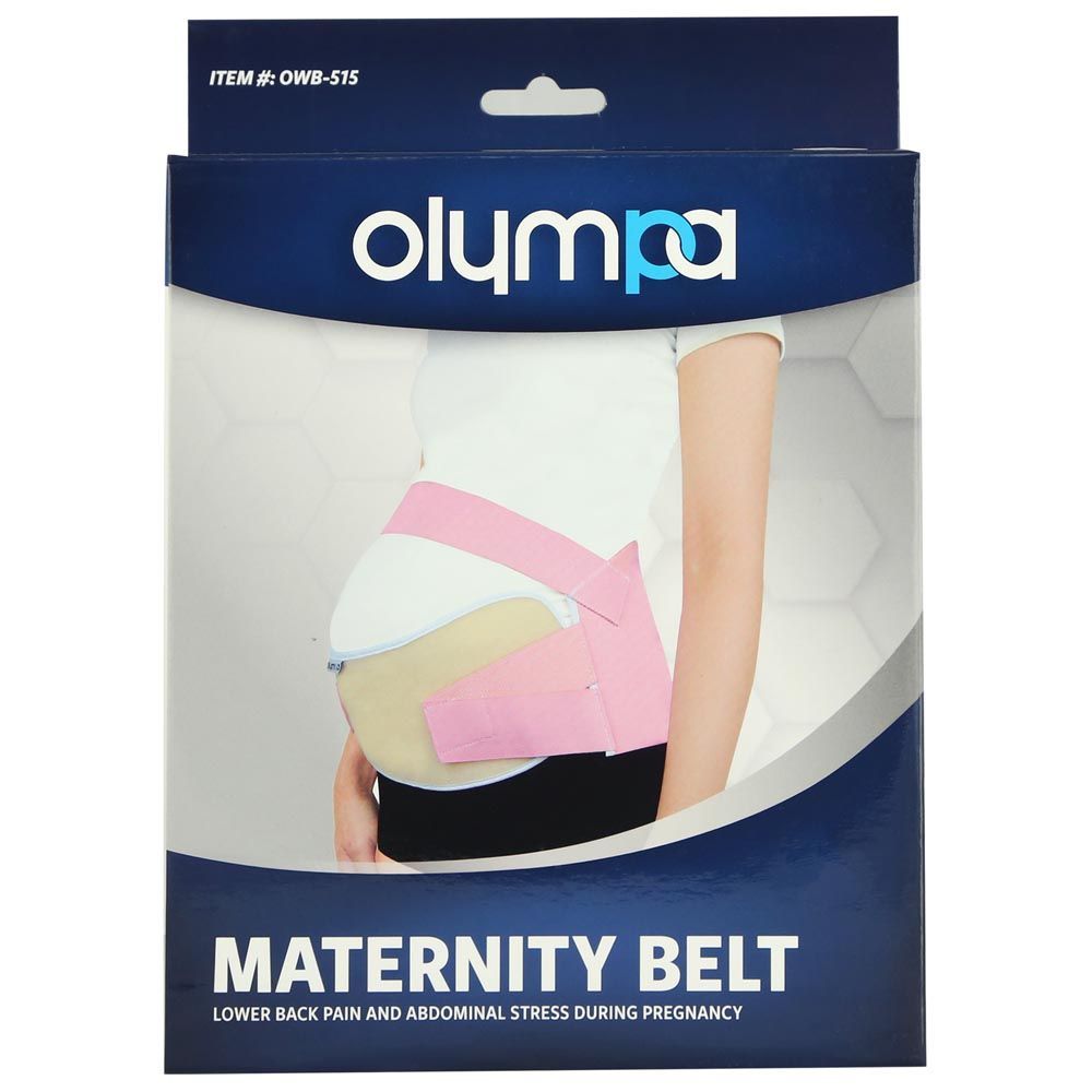 Olympa Maternity Belt Pink XL