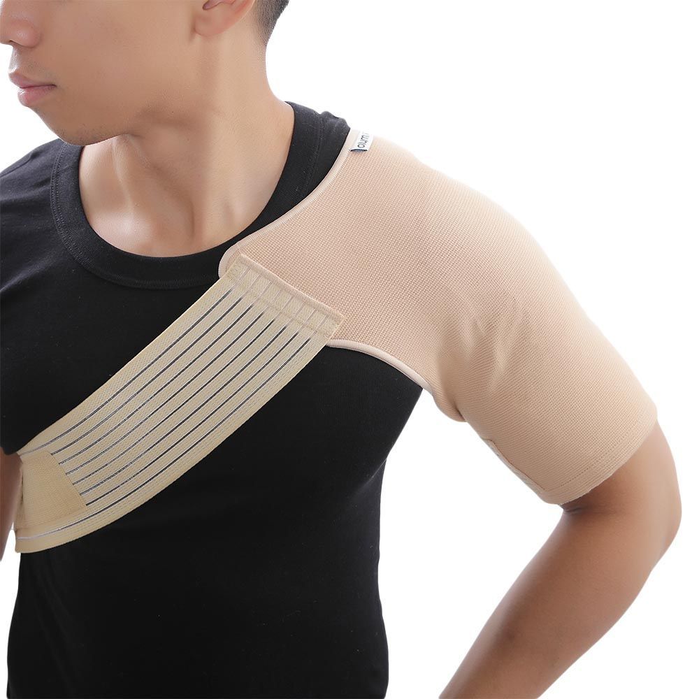 Olympa Elastic Shoulder Support Beige Small