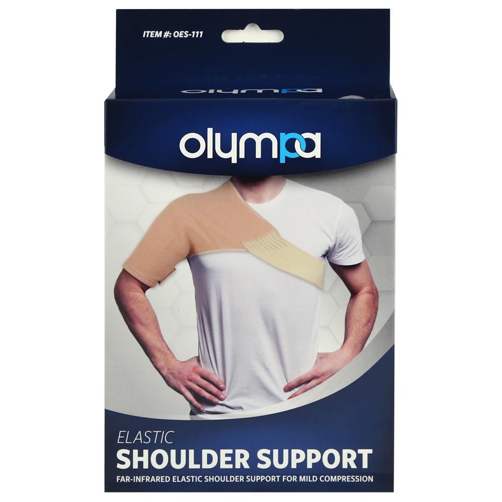 Olympa Elastic Shoulder Support Beige Medium OES-111