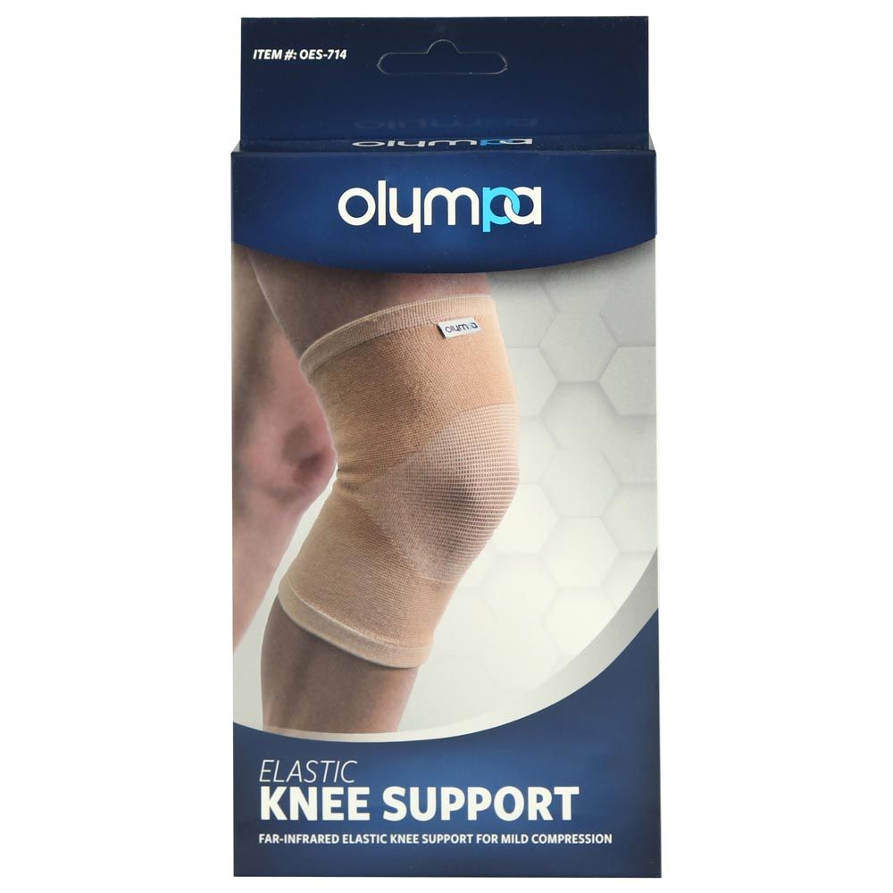 Olympa Elastic Knee Support Beige Extra Large OES-714