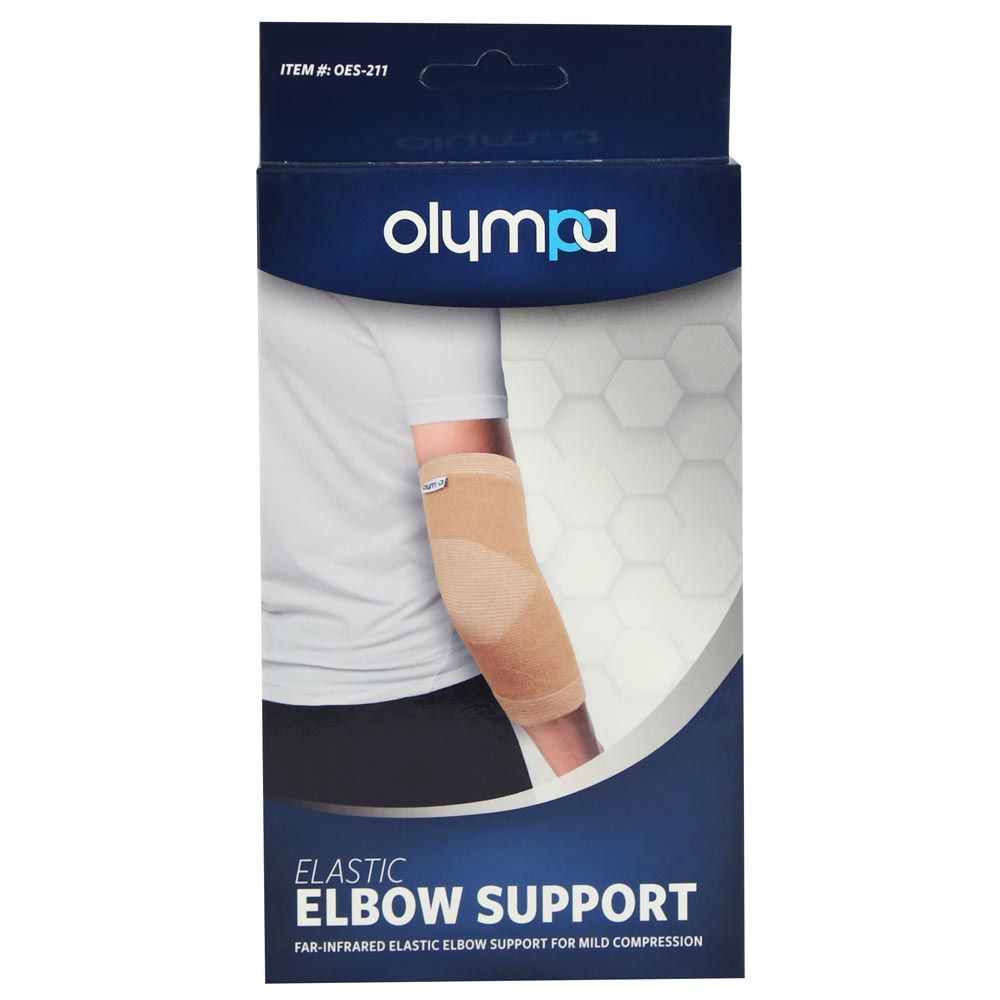 Olympa Elastic Elbow Support Beige Large OES-211