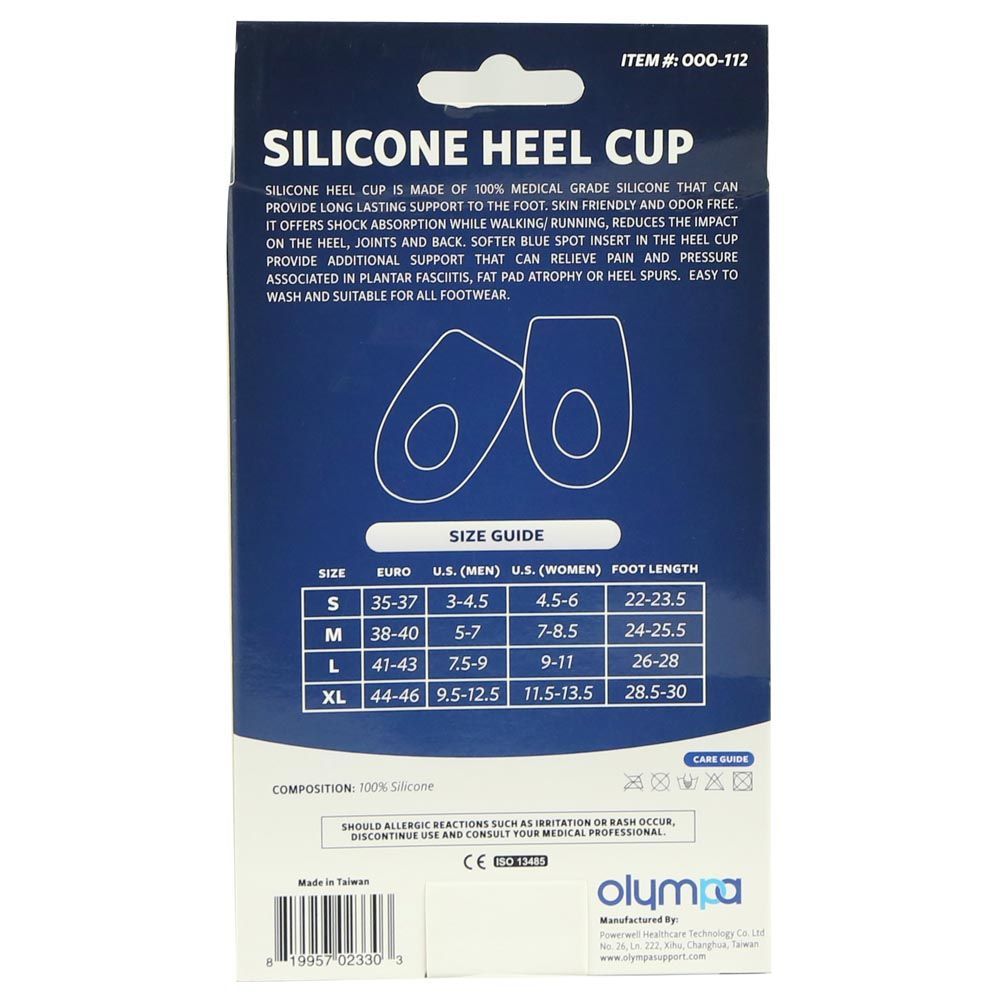 Olympa Silicone Heel Cup S