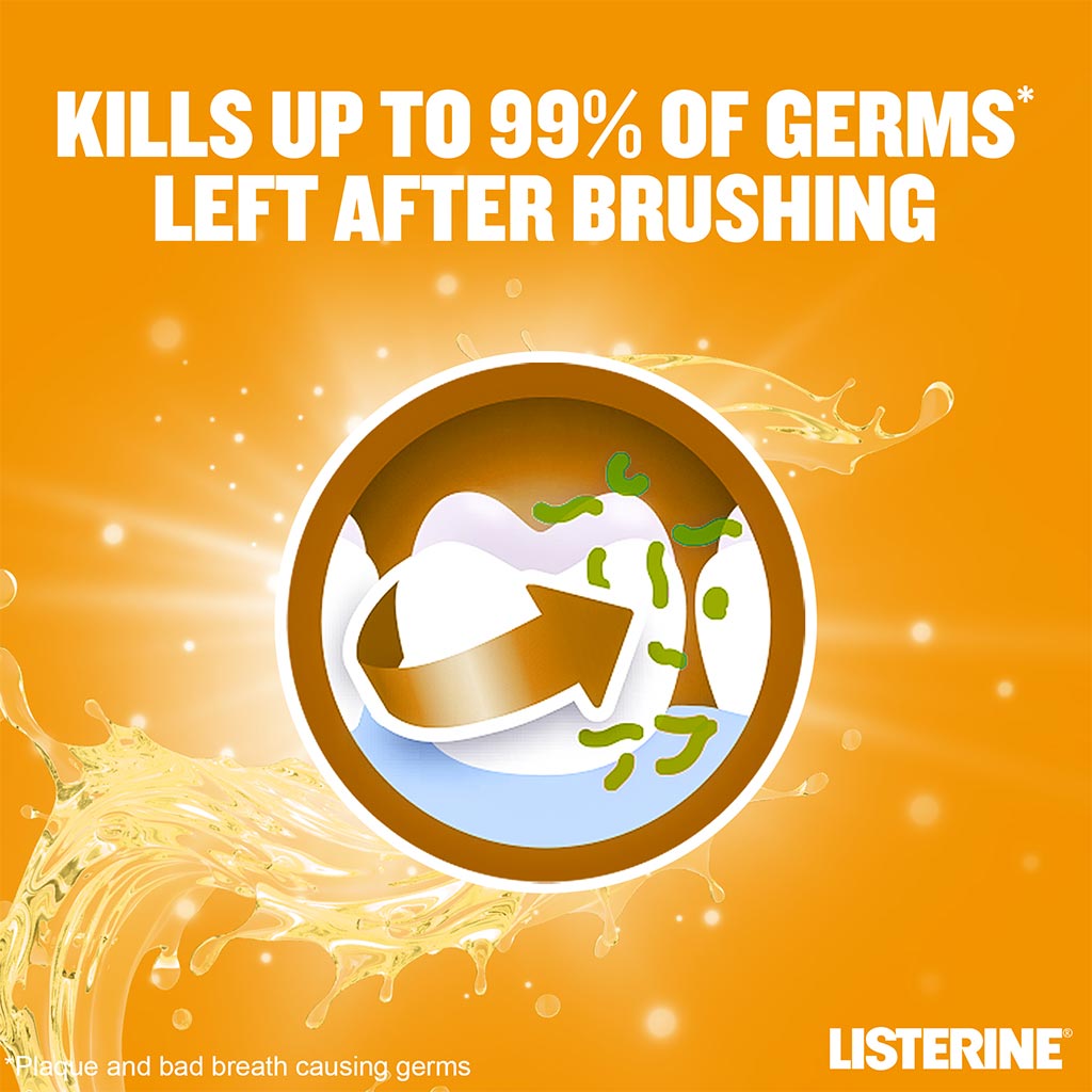 Listerine Total Care Milder Miswak Taste Fluoride Mouthwash 250ml 